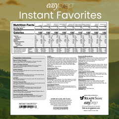 EasyPrep Instant Favorites Food Kit Bucket